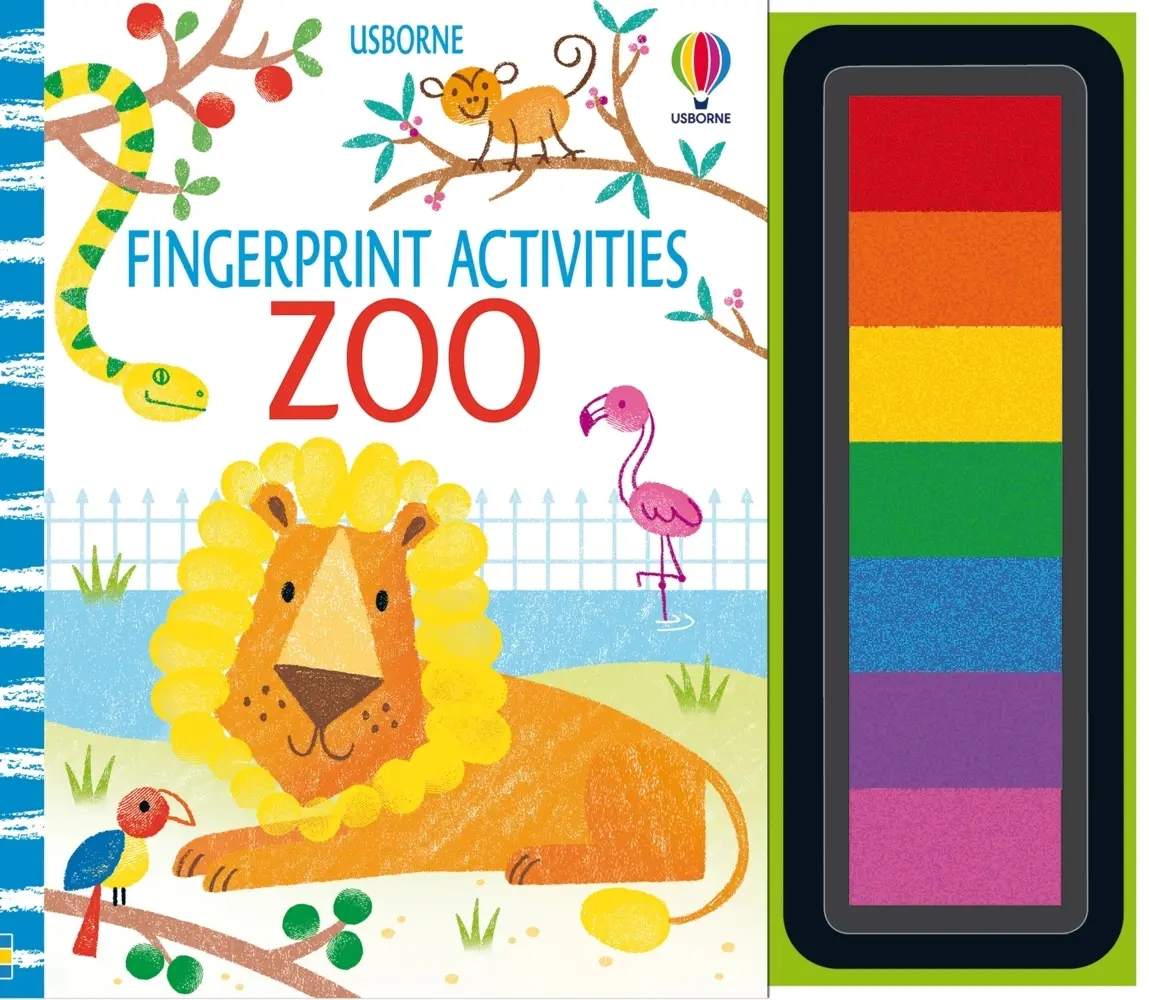 Bild: 9781803705095 | Fingerprint Activities Zoo | Fiona Watt | Taschenbuch | Spiralbindung