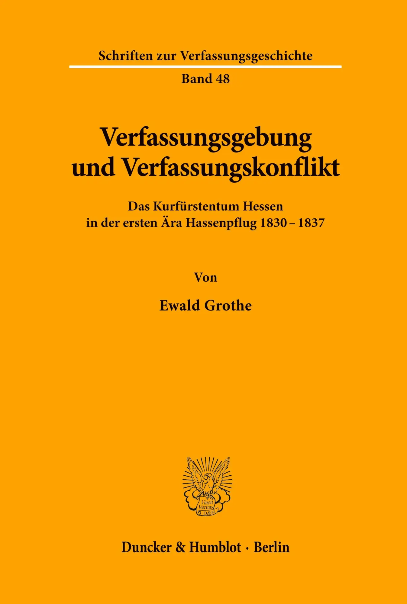 Cover: 9783428085095 | Verfassungsgebung und Verfassungskonflikt. | Ewald Grothe | Buch