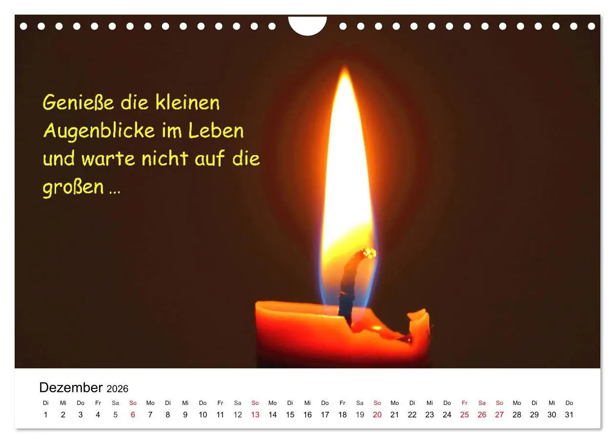 Bild: 9783457795095 | Lebensweisheiten 2026 (Wandkalender 2026 DIN A4 quer), CALVENDO...