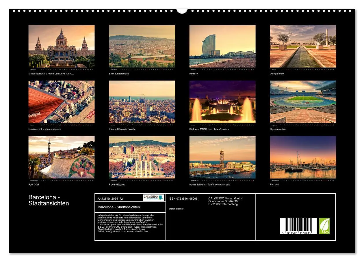 Bild: 9783516195095 | Barcelona - Stadtansichten (hochwertiger Premium Wandkalender 2026...