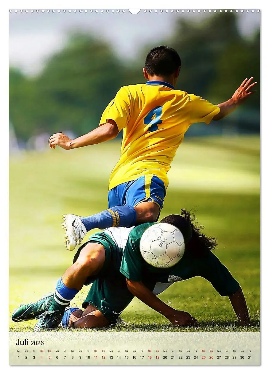 Bild: 9783516335095 | Fußballfieber extrem (hochwertiger Premium Wandkalender 2026 DIN A2...