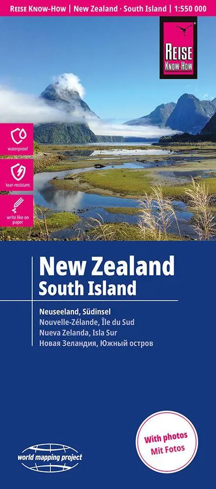 Cover: 9783831775095 | Reise Know-How Landkarte Neuseeland, Südinsel New Zealand South...