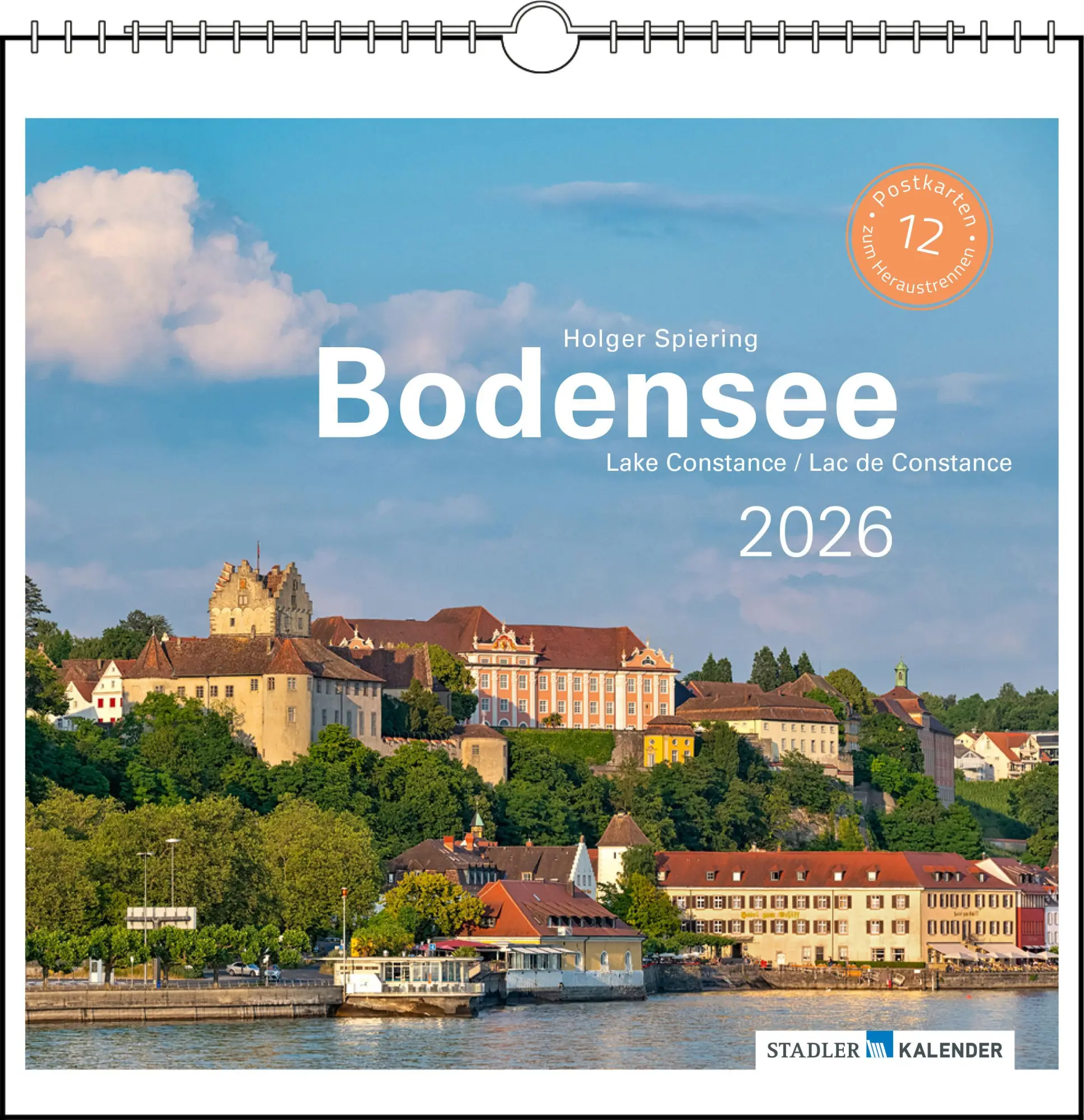 Cover: 9783861925095 | Bodensee 2026 | Postkarten-Tischkalender | Holger Spiering | Kalender