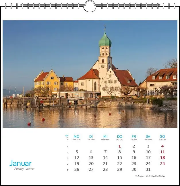 Bild: 9783861925095 | Bodensee 2026 | Postkarten-Tischkalender | Holger Spiering | Kalender