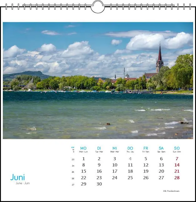 Bild: 9783861925095 | Bodensee 2026 | Postkarten-Tischkalender | Holger Spiering | Kalender