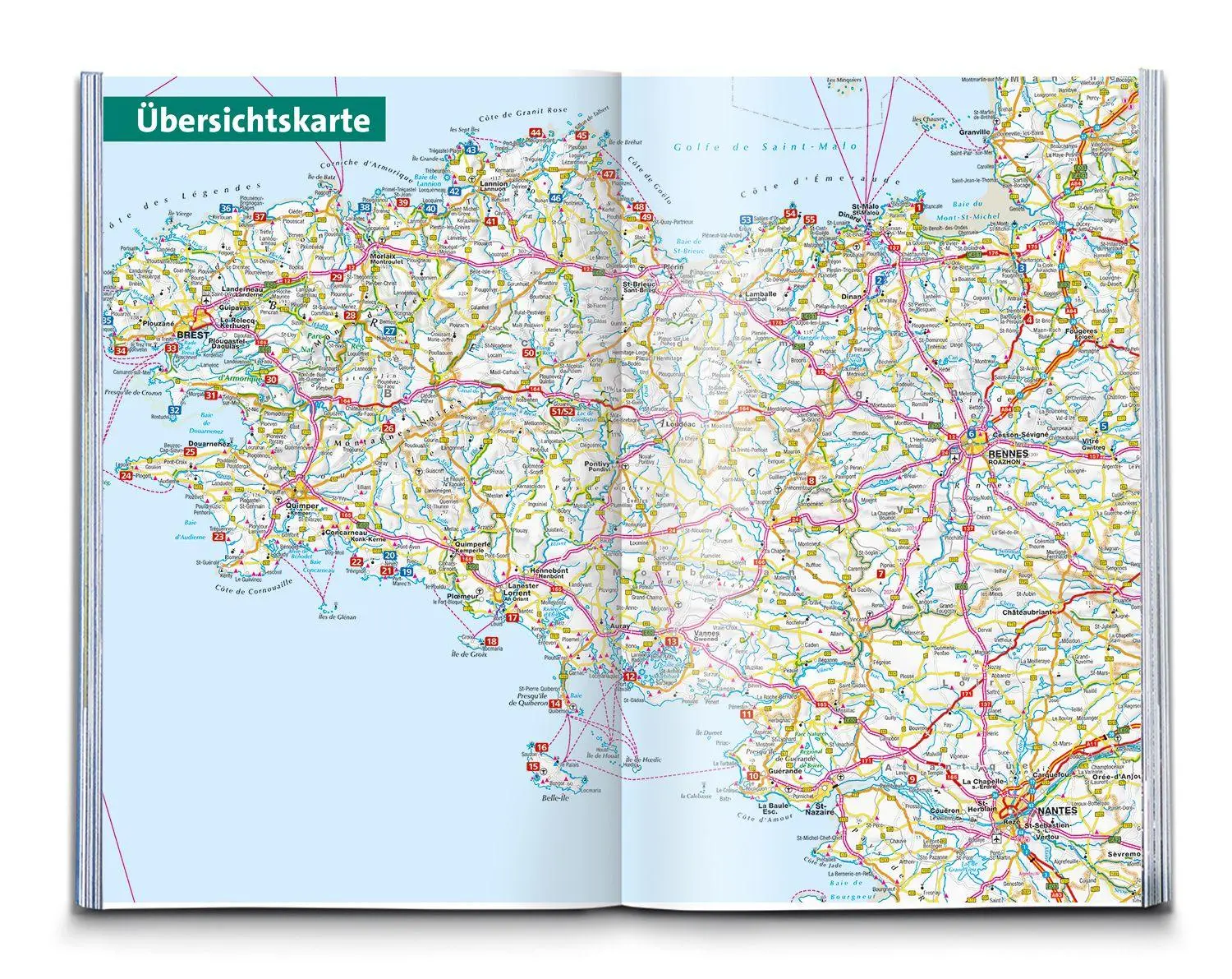 Bild: 9783991545095 | KOMPASS Wanderführer Bretagne, vom Mont-Saint-Michel bis...