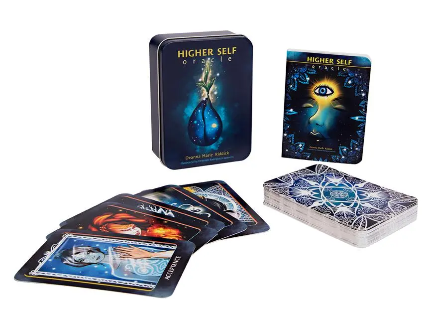 Cover: 9780764365195 | Higher Self Oracle (Deck and Guidebook Box Set) | Deanna Marie Riddick