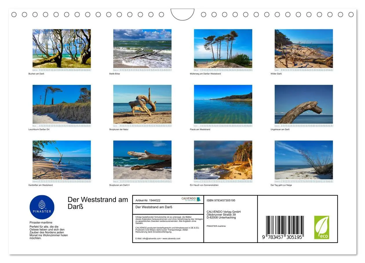 Bild: 9783457305195 | Der Weststrand am Darß (Wandkalender 2026 DIN A4 quer), CALVENDO...