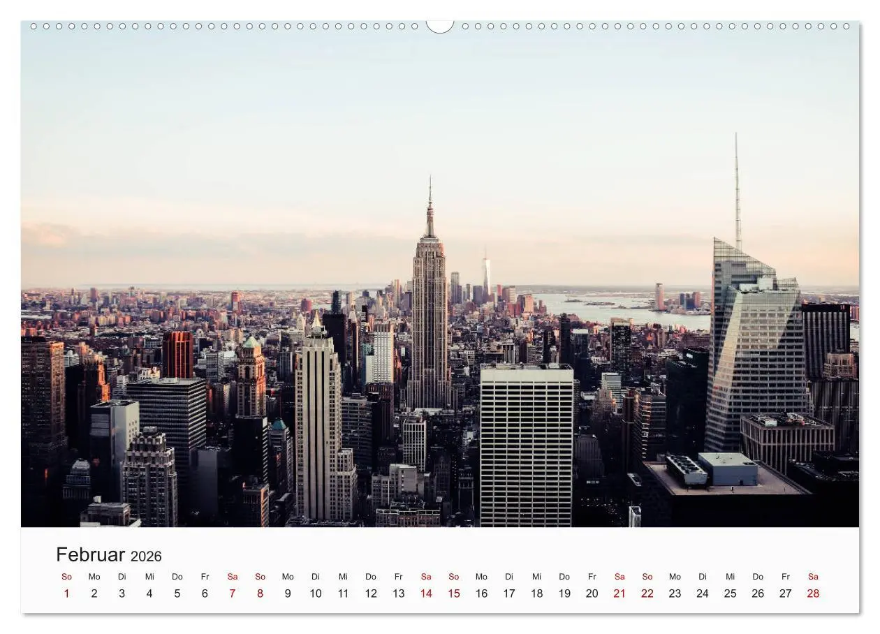 Bild: 9783457925195 | Traumstadt New York (Wandkalender 2026 DIN A2 quer), CALVENDO...