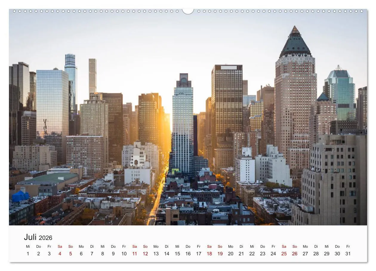 Bild: 9783457925195 | Traumstadt New York (Wandkalender 2026 DIN A2 quer), CALVENDO...