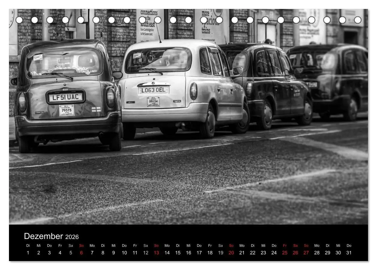 Bild: 9783516015195 | Unterwegs in London (Tischkalender 2026 DIN A5 quer), CALVENDO...
