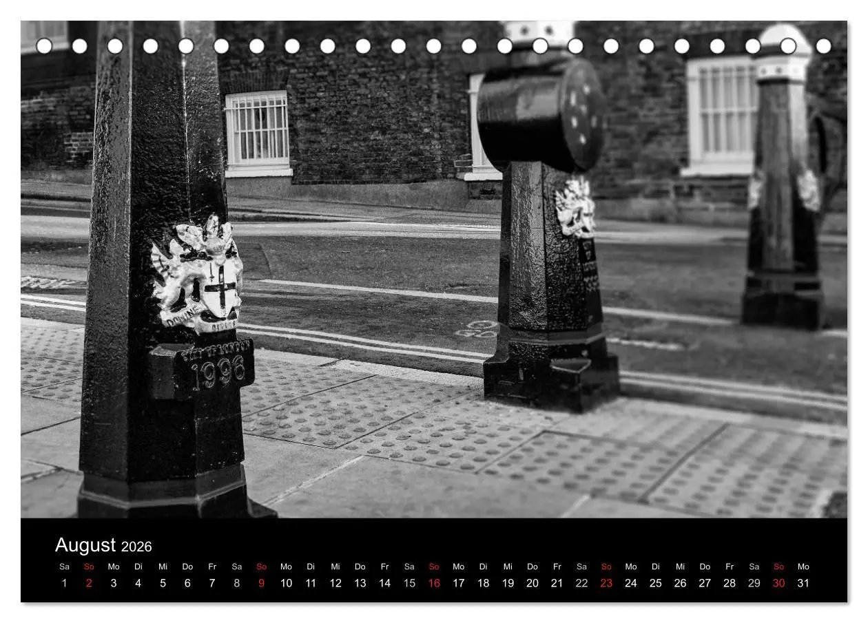 Bild: 9783516015195 | Unterwegs in London (Tischkalender 2026 DIN A5 quer), CALVENDO...