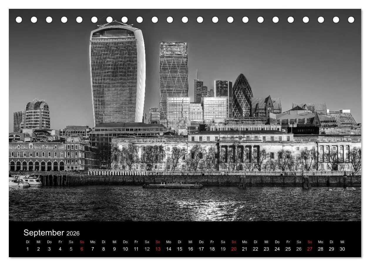 Bild: 9783516015195 | Unterwegs in London (Tischkalender 2026 DIN A5 quer), CALVENDO...