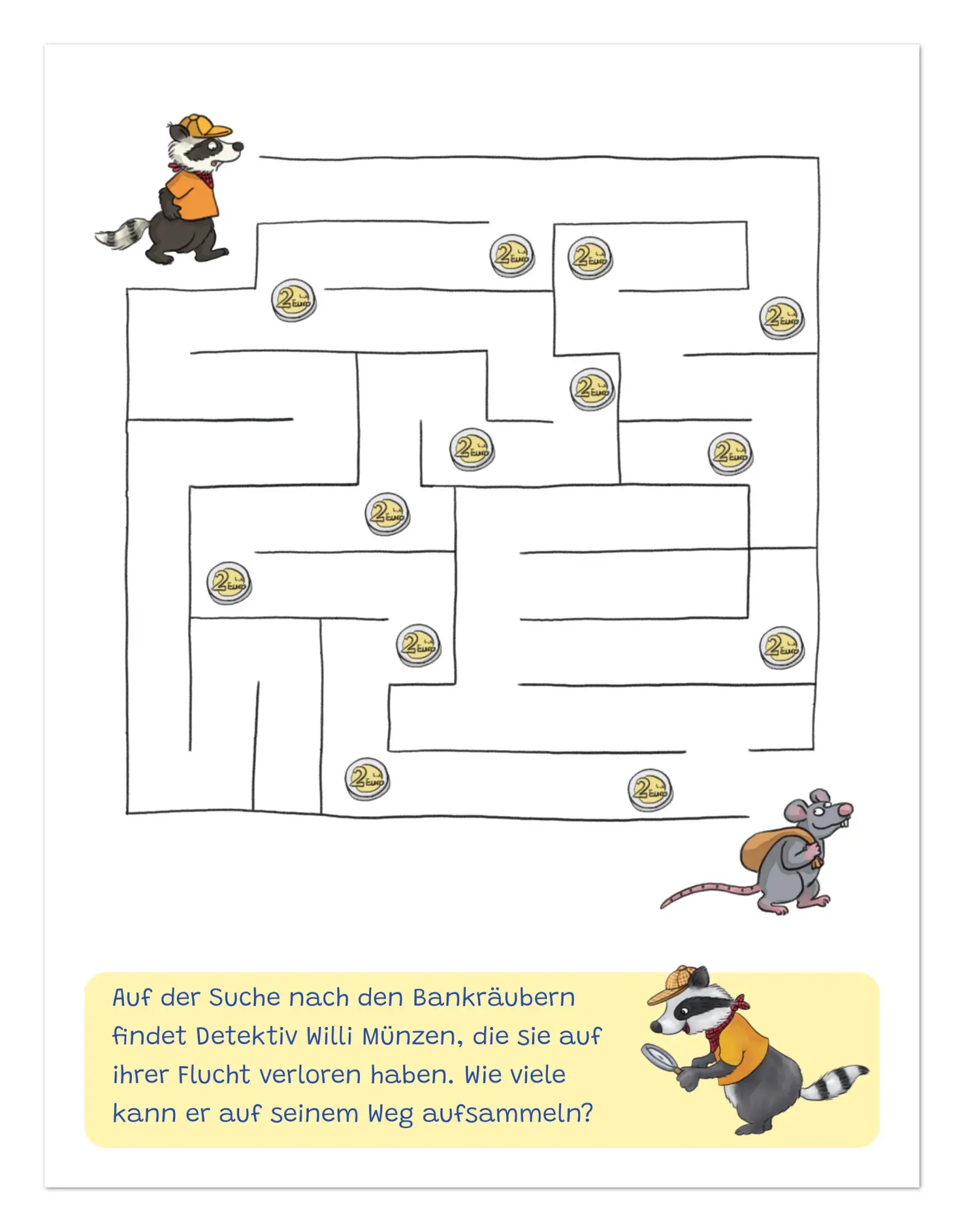 Bild: 9783780665195 | Rätselblock - Detektiv Willi schnappt den Dieb | ab 5 Jahre | Buch
