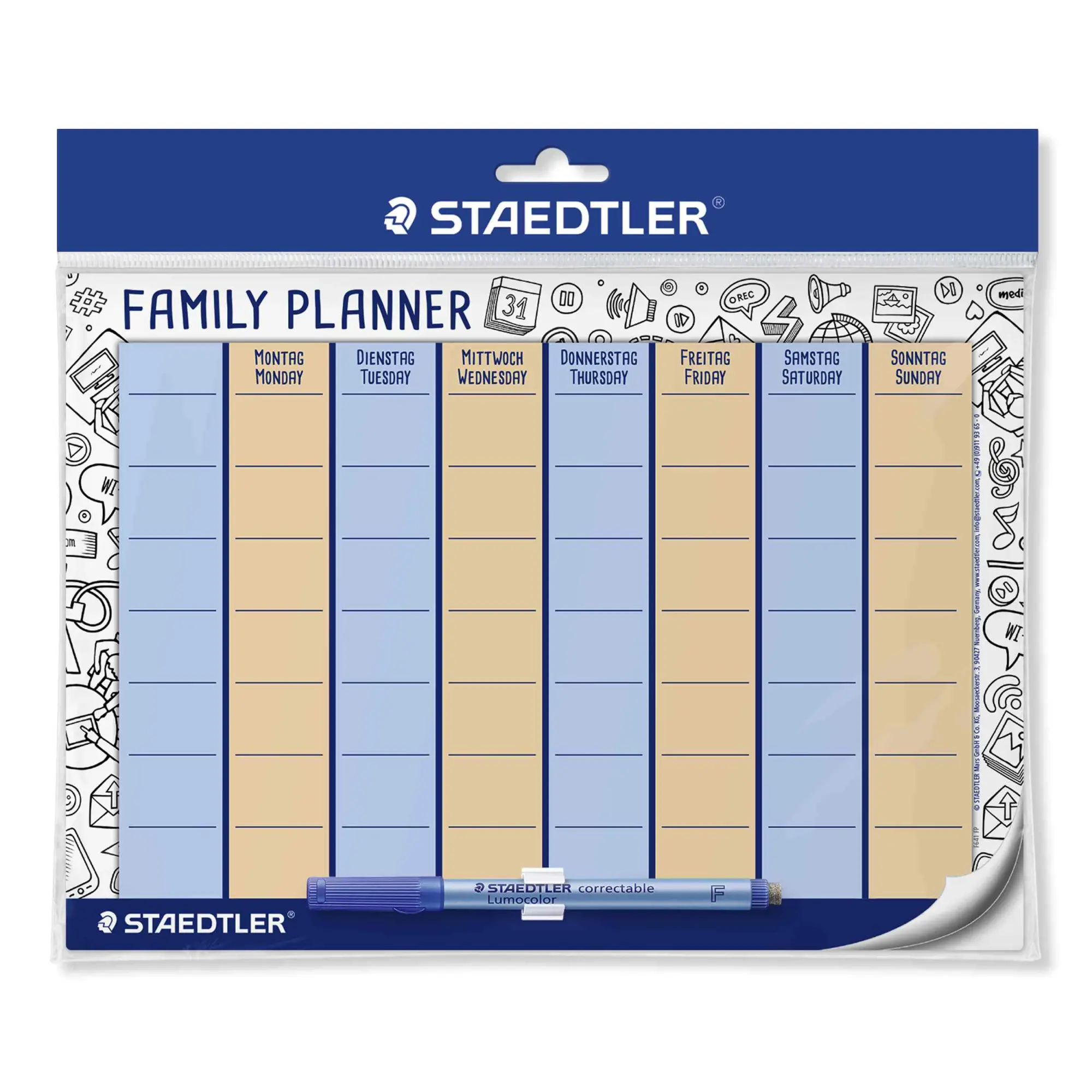 Cover: 4007817085295 | STAEDTLER Schreib- und Zeichbedarf Lumocolor Familienplaner 641 | 2023