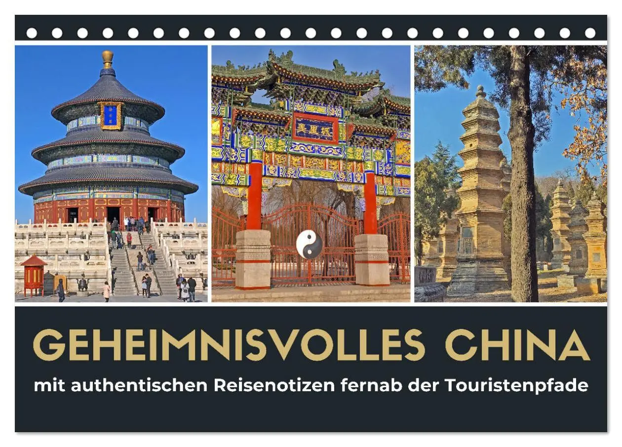 Cover: 9783457775295 | Geheimnisvolles China 2026 (Tischkalender 2026 DIN A5 quer),...
