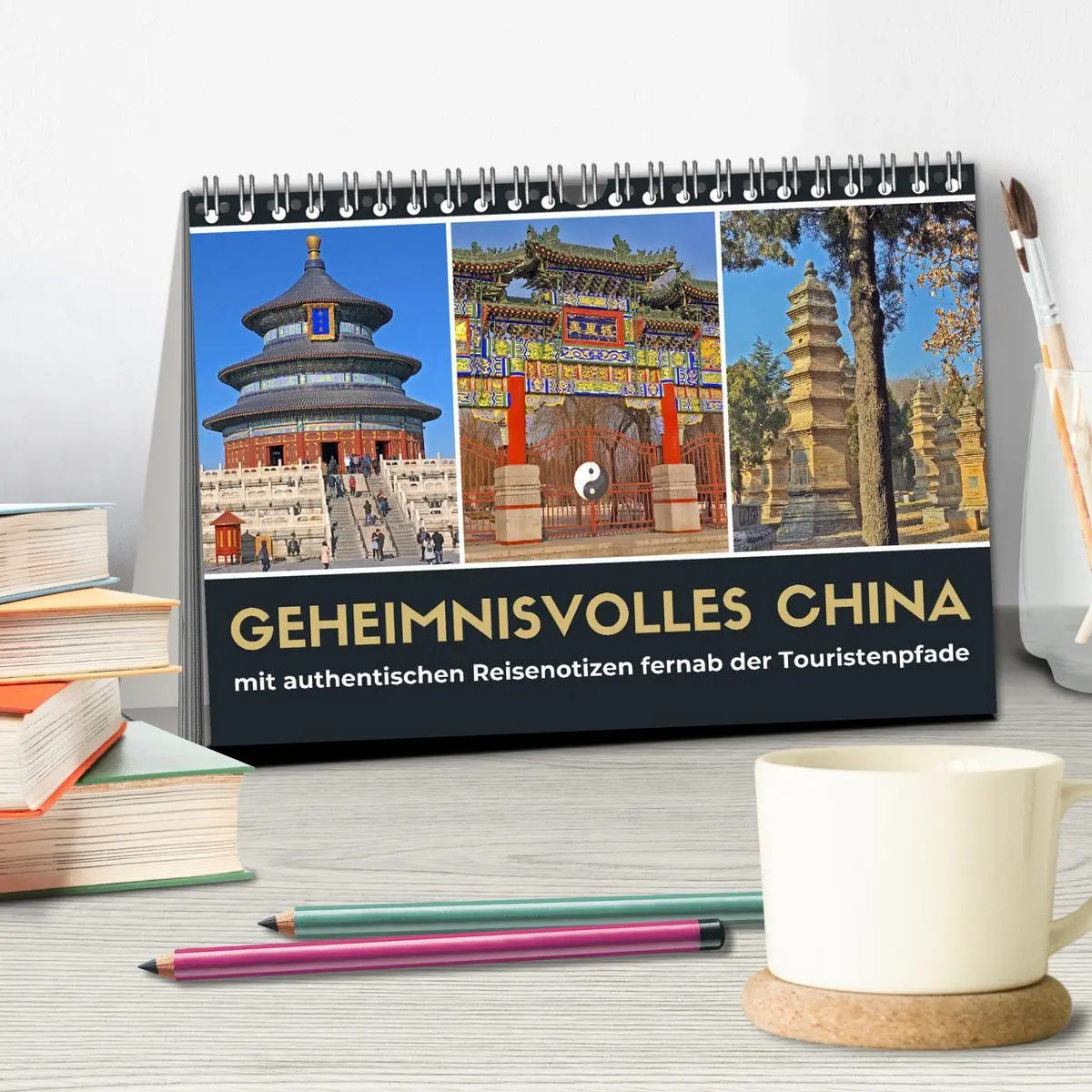 Bild: 9783457775295 | Geheimnisvolles China 2026 (Tischkalender 2026 DIN A5 quer),...