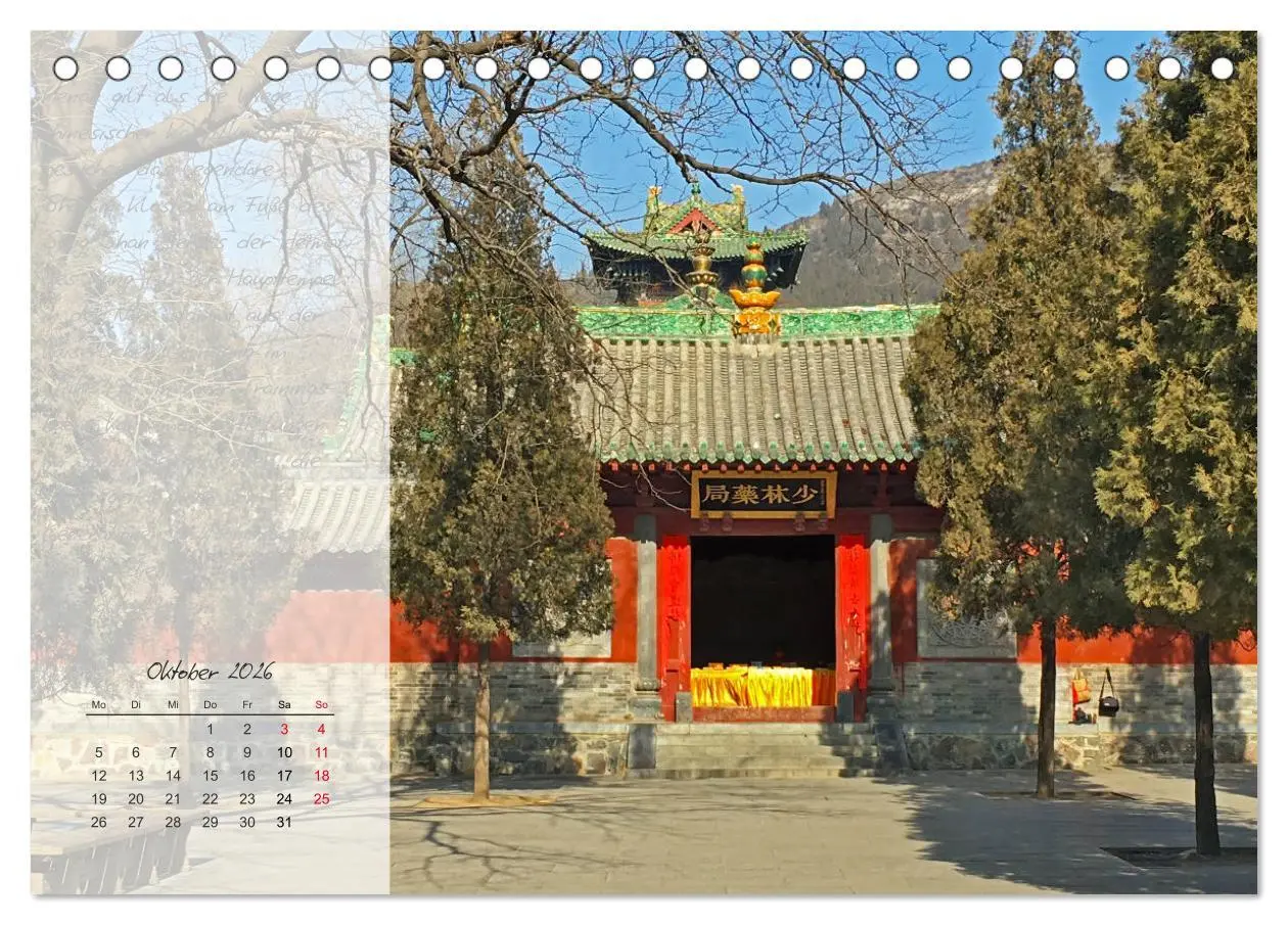 Bild: 9783457775295 | Geheimnisvolles China 2026 (Tischkalender 2026 DIN A5 quer),...