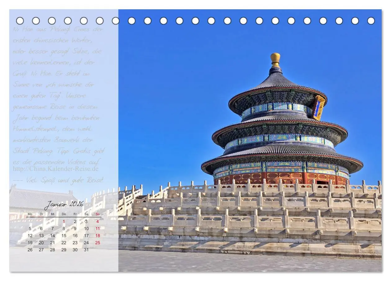 Bild: 9783457775295 | Geheimnisvolles China 2026 (Tischkalender 2026 DIN A5 quer),...