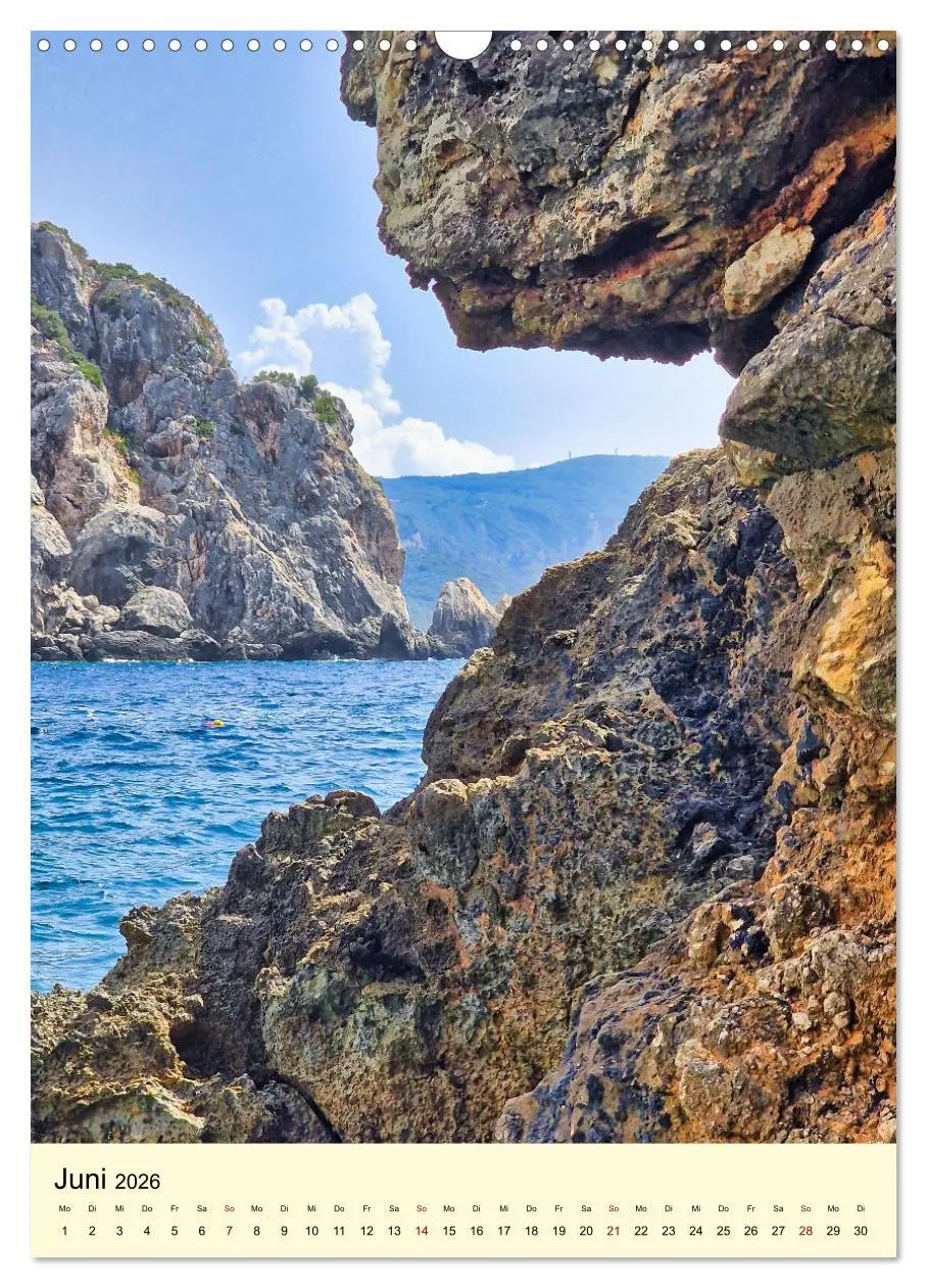 Bild: 9783516245295 | Korfu Grüne Insel im Ionischen Meer (Wandkalender 2026 DIN A3...