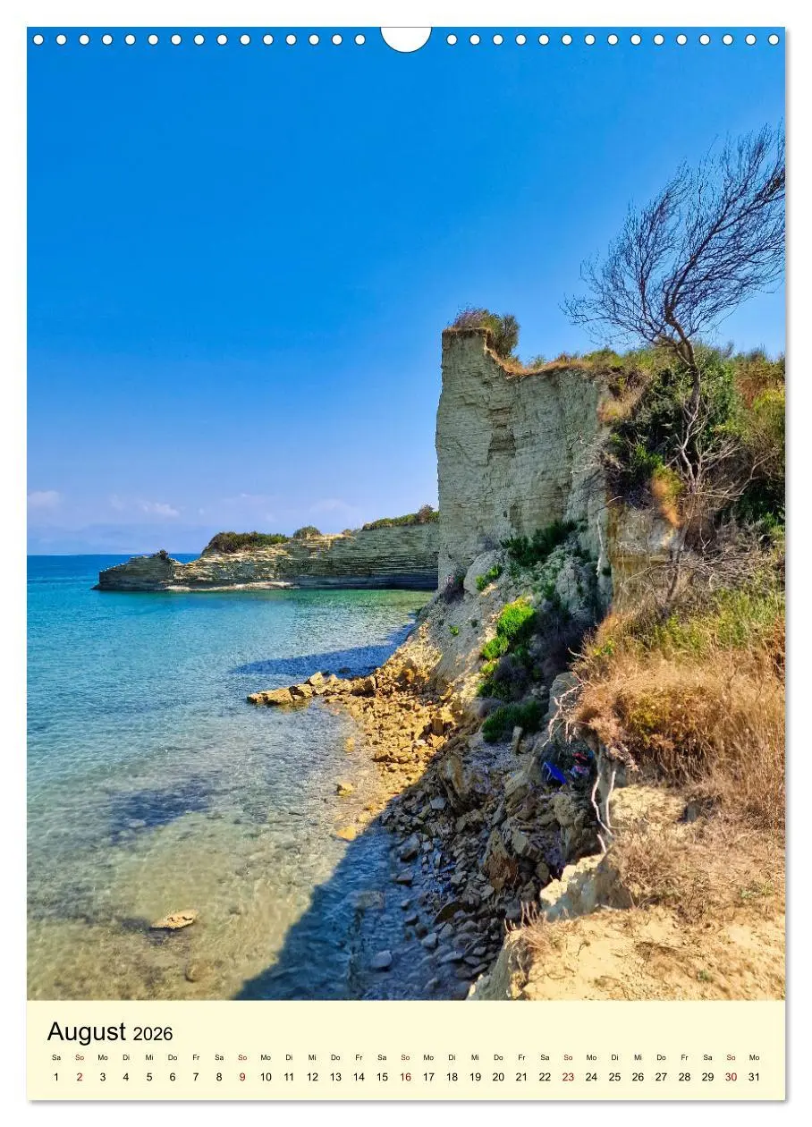 Bild: 9783516245295 | Korfu Grüne Insel im Ionischen Meer (Wandkalender 2026 DIN A3...
