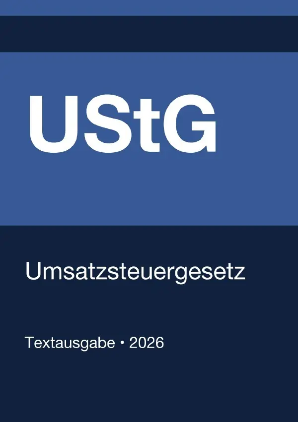 Cover: 9783565205295 | UStG - Umsatzsteuergesetz (Deutschland) 2026 | Gesetze24 Deutschland