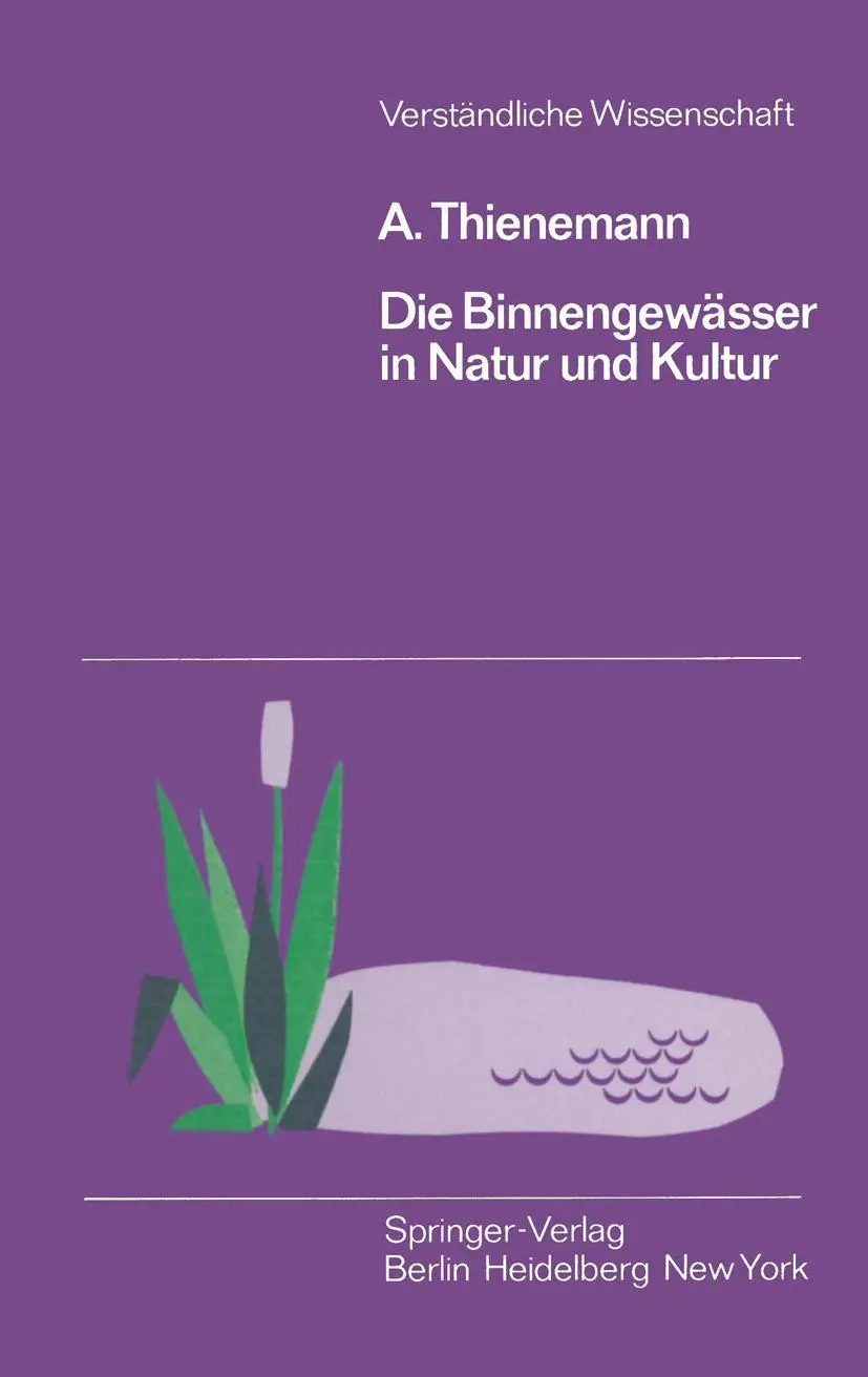 Cover: 9783642805295 | Die Binnengewässer in Natur und Kultur | August Thienemann | Buch