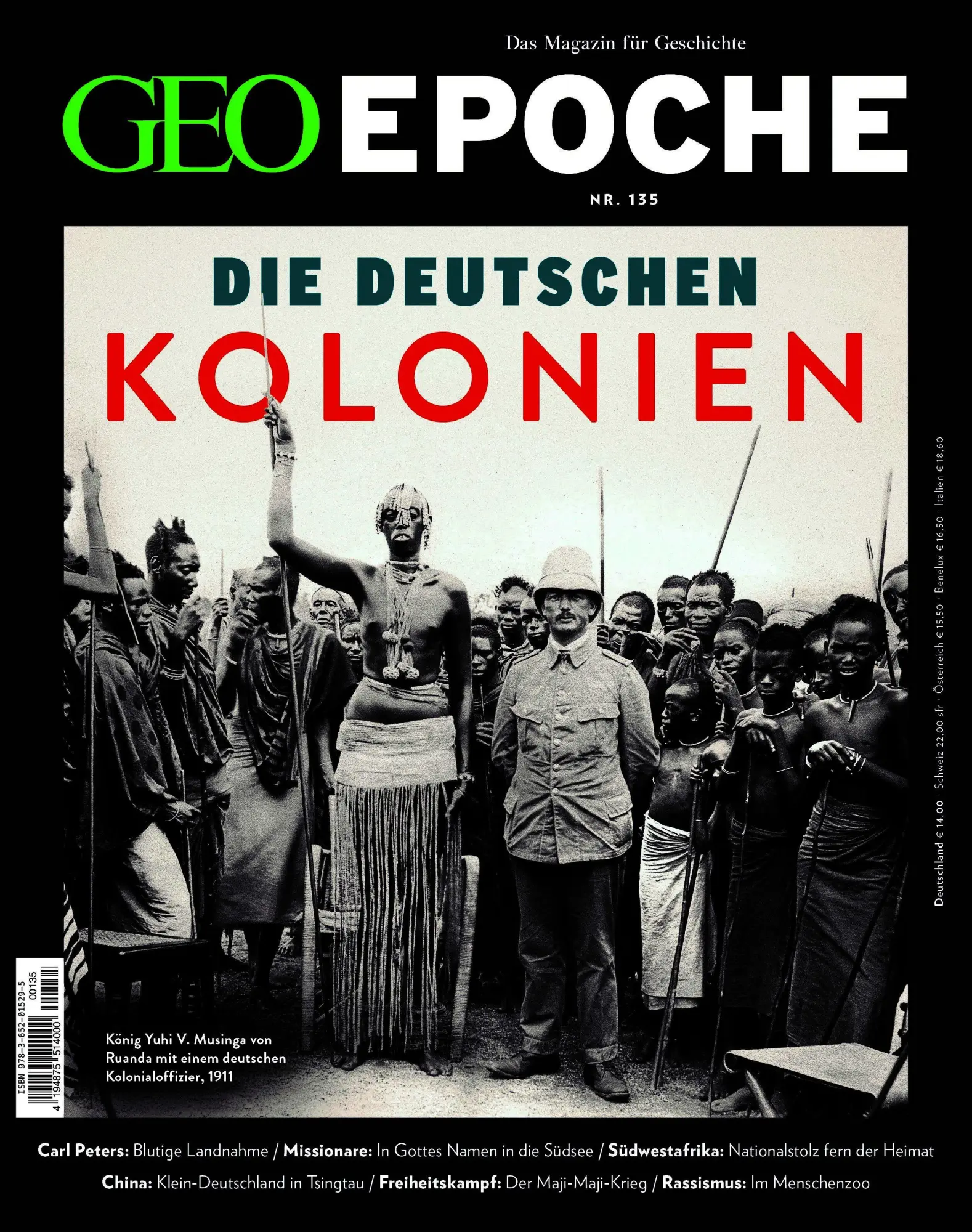 Cover: 9783652015295 | GEO Epoche 135/2025 - Die Deutschen Kolonien | Jürgen Schaefer (u. a.)