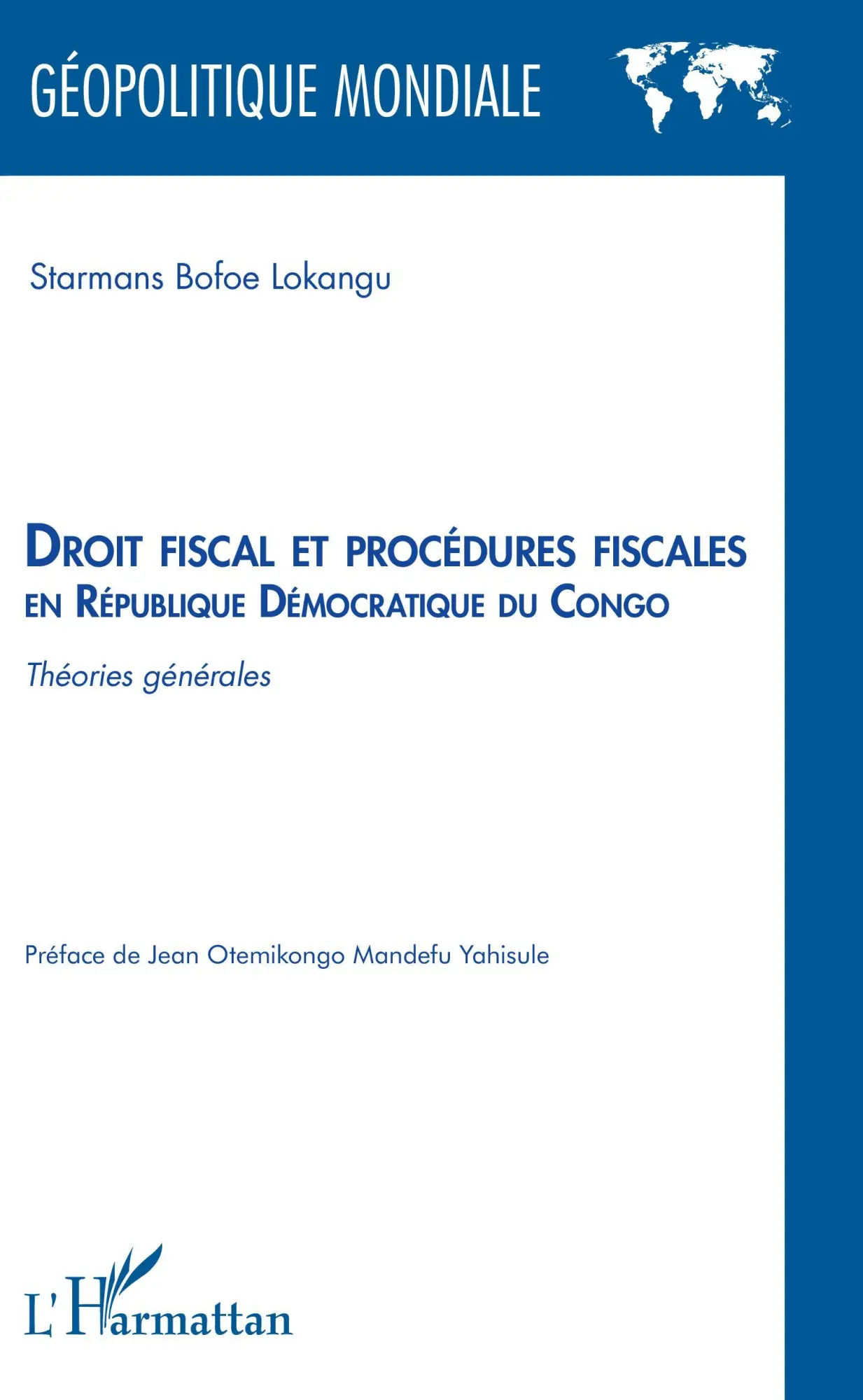 Cover: 9782343225395 | Droit fiscal et procédures fiscales en République Démocratique du...