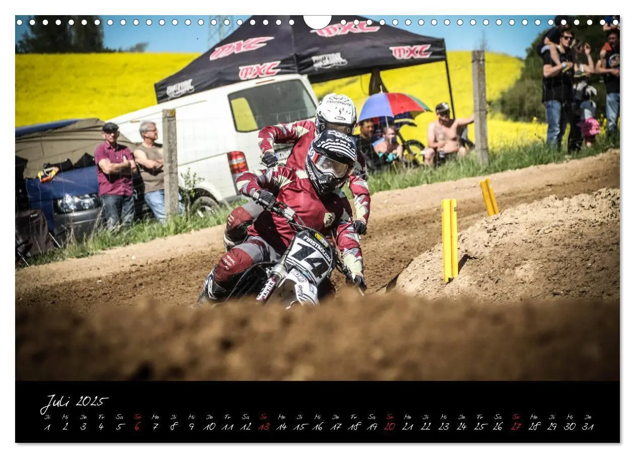Bild: 9783435295395 | Motocross Racing 2025 (Wandkalender 2025 DIN A3 quer), CALVENDO...