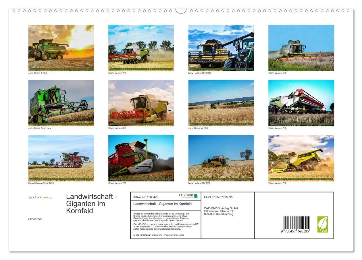 Bild: 9783457695395 | Landwirtschaft - Giganten im Kornfeld (hochwertiger Premium...