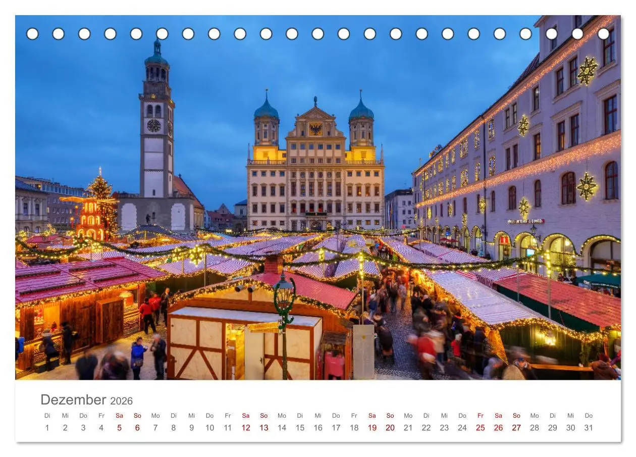 Bild: 9783457765395 | Augsburg Handel seit dem Mittelalter (Tischkalender 2026 DIN A5...