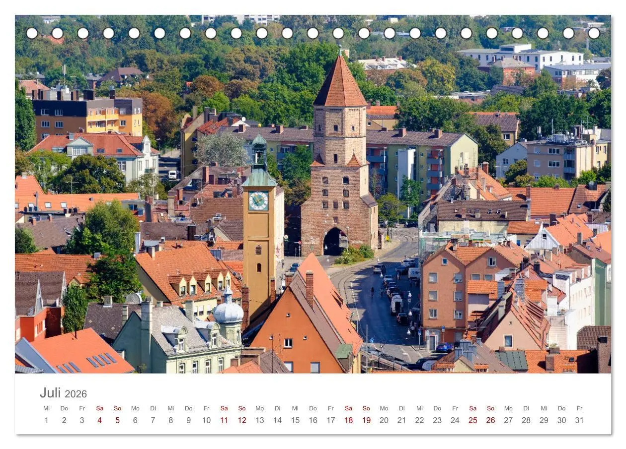 Bild: 9783457765395 | Augsburg Handel seit dem Mittelalter (Tischkalender 2026 DIN A5...