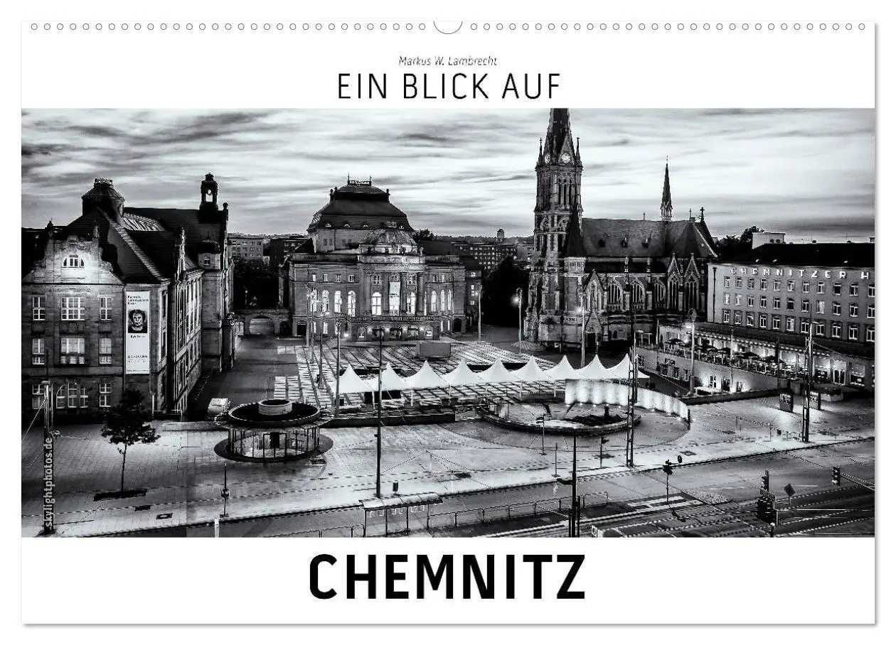 Cover: 9783457905395 | Ein Blick auf Chemnitz (Wandkalender 2026 DIN A2 quer), CALVENDO...