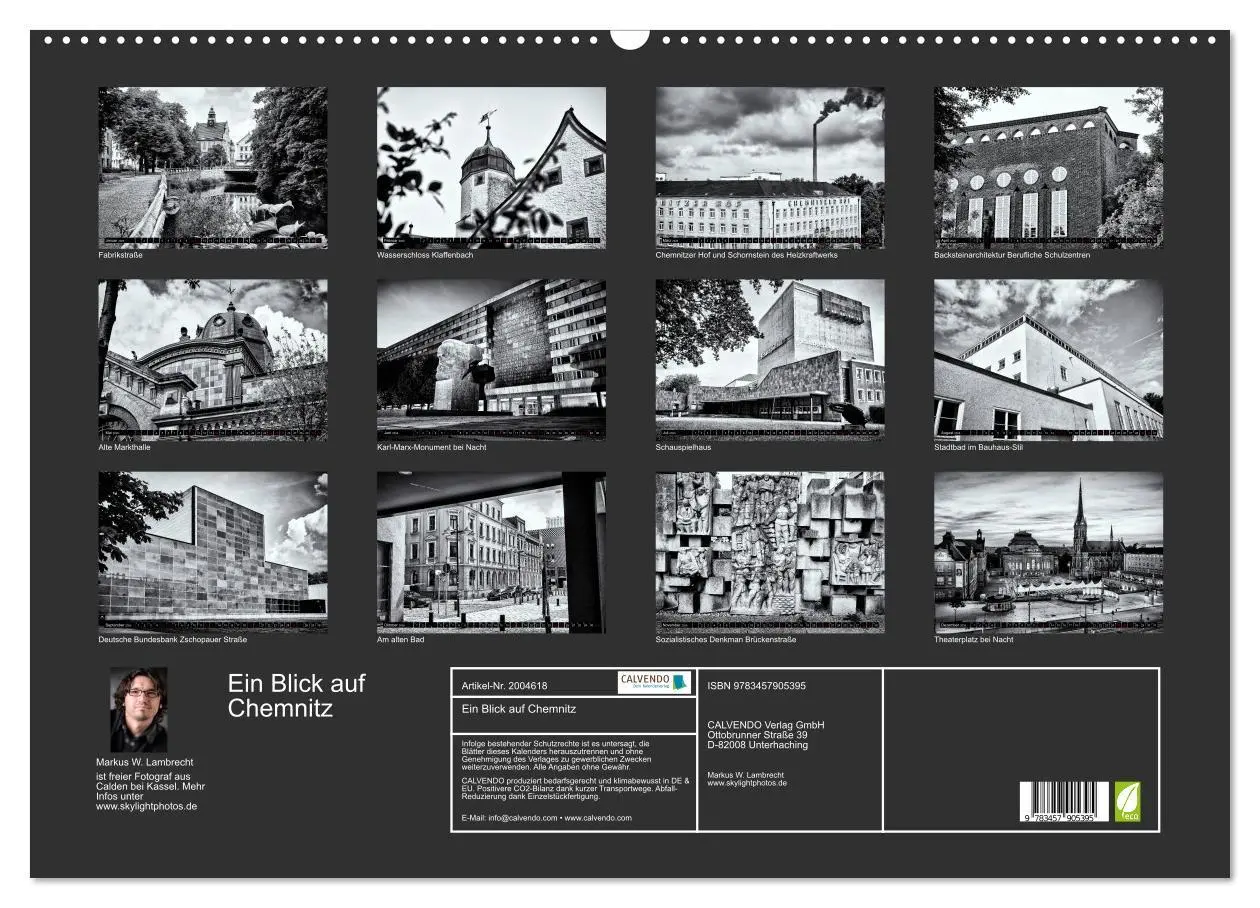 Bild: 9783457905395 | Ein Blick auf Chemnitz (Wandkalender 2026 DIN A2 quer), CALVENDO...