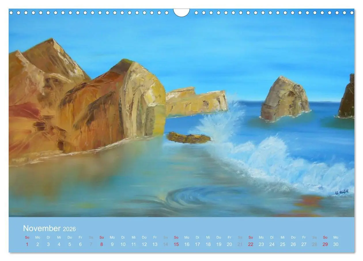Bild: 9783516165395 | Kunstkalender 2026 - Augenblicke der Malerei (Wandkalender 2026 DIN...