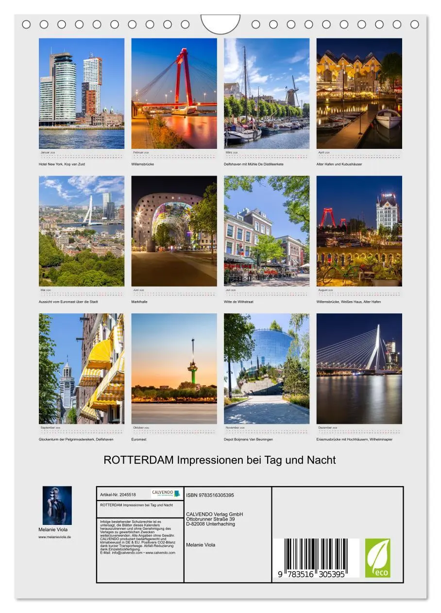 Bild: 9783516305395 | ROTTERDAM Impressionen bei Tag und Nacht (Wandkalender 2026 DIN A4...