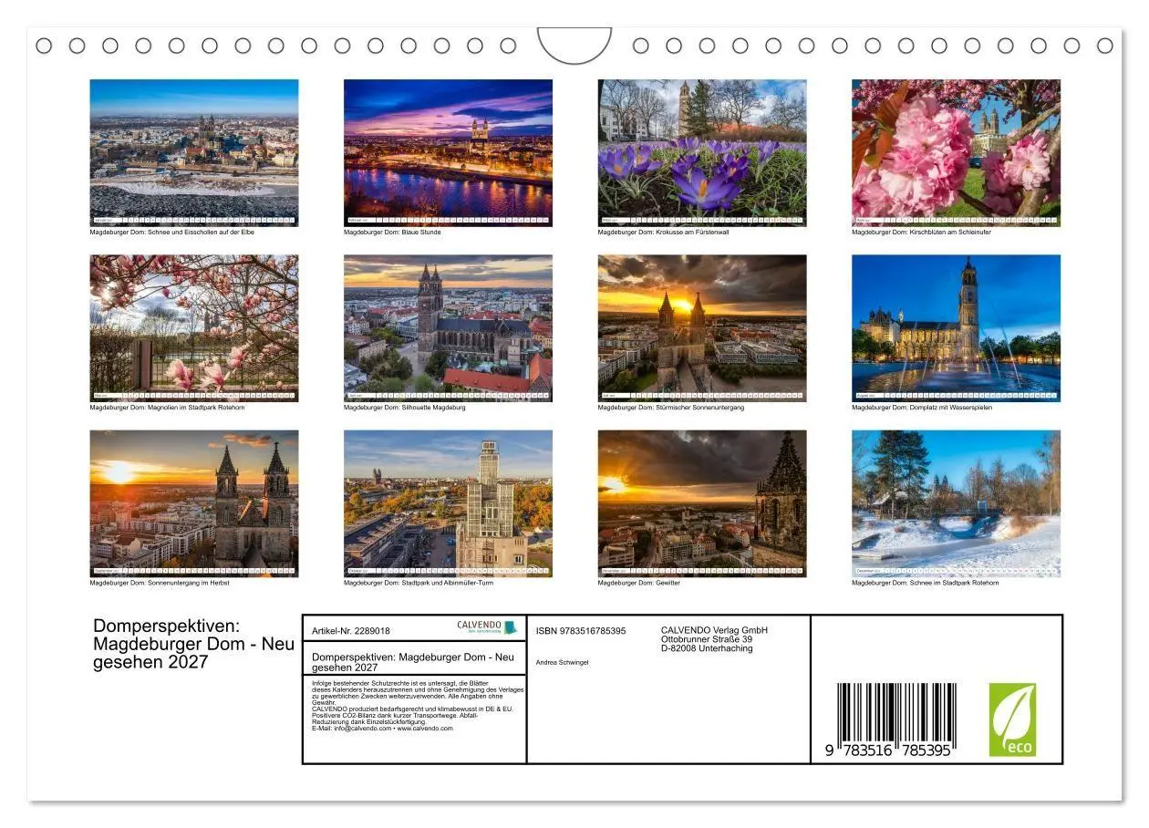 Bild: 9783516785395 | Domperspektiven: Magdeburger Dom - Neu gesehen 2027 (Wandkalender...