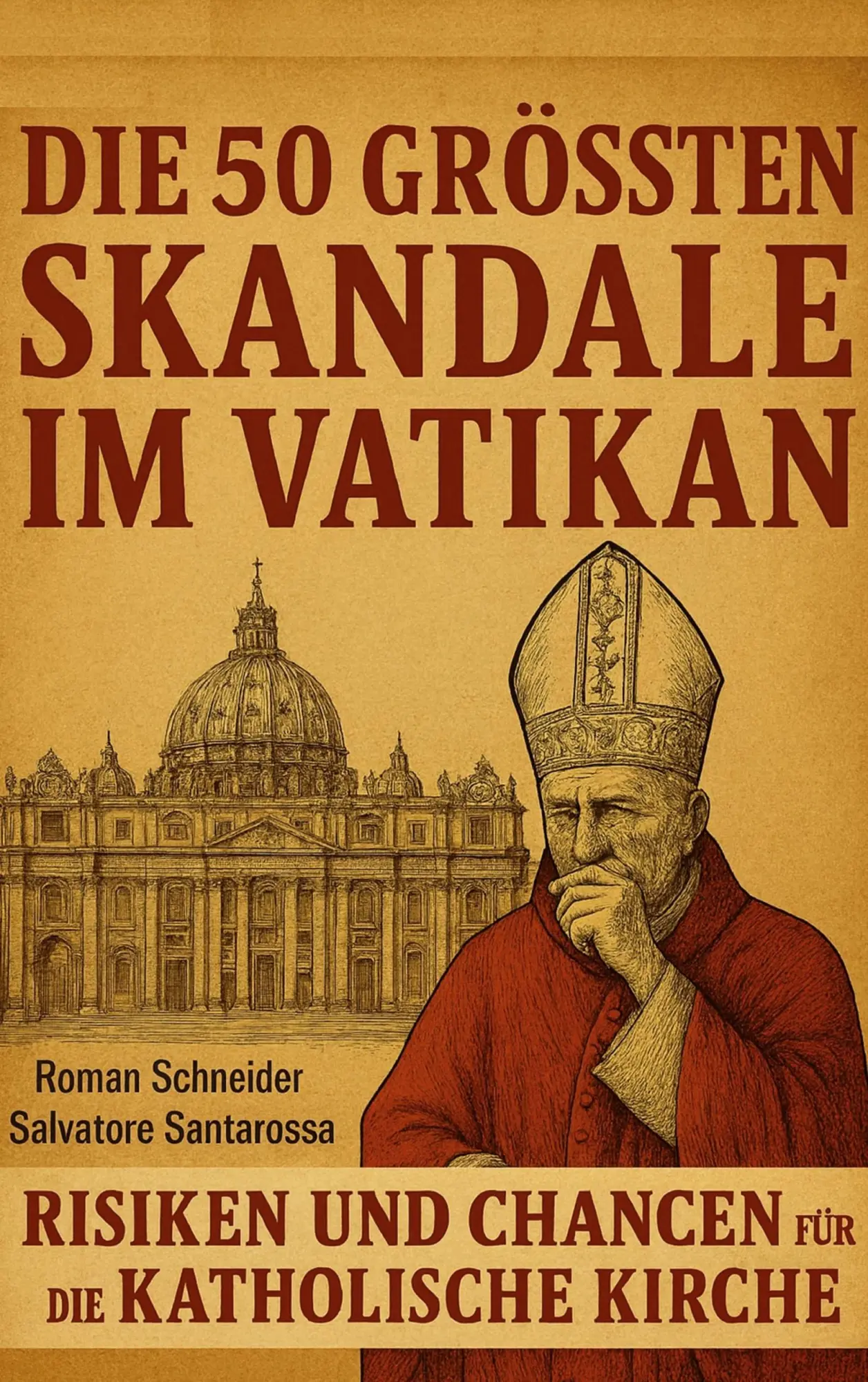 Cover: 9783695125395 | Die 50 größten Skandale im Vatikan | Roman Schneider (u. a.) | Buch