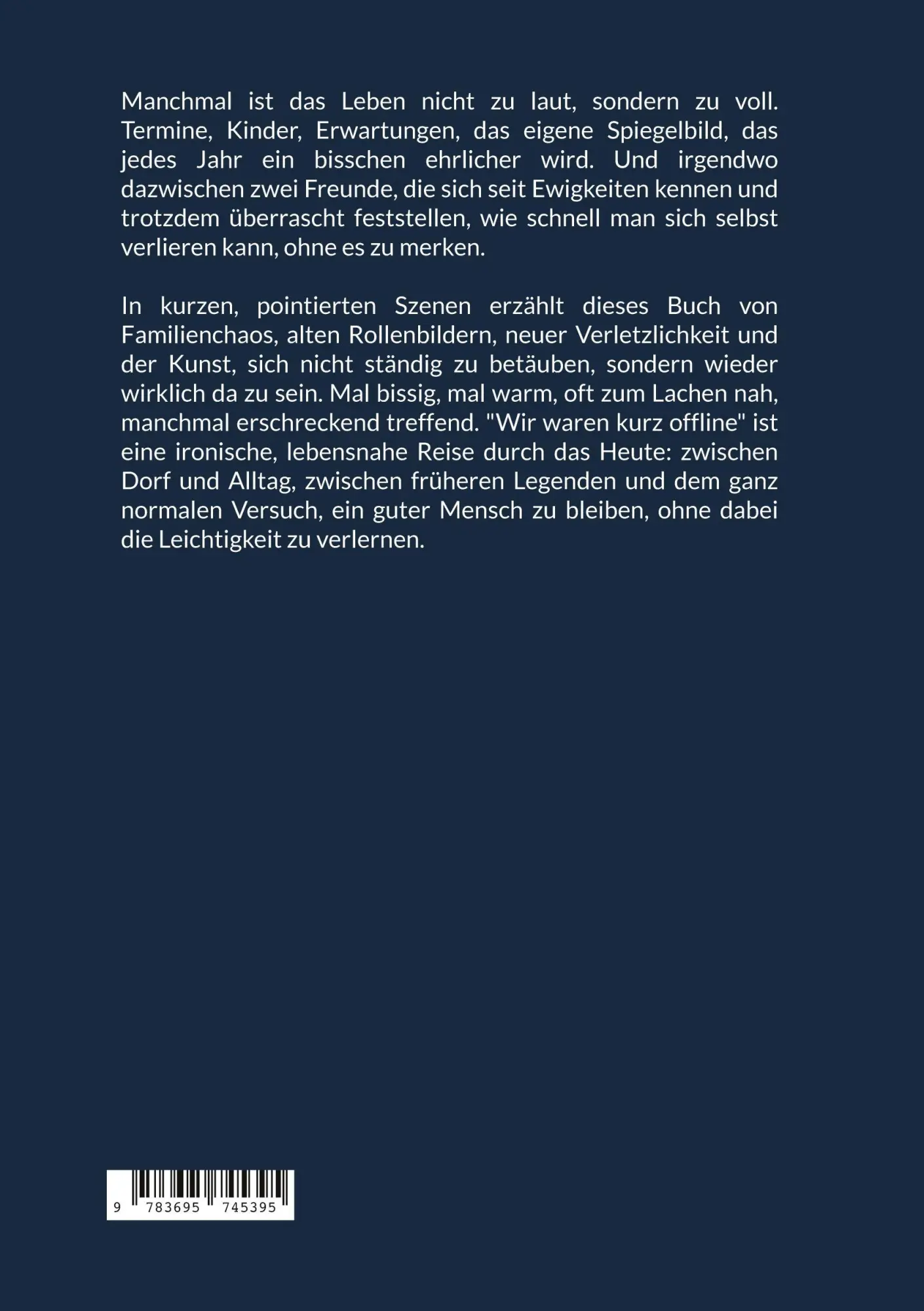 Rückseite: 9783695745395 | Wir waren kurz offline | Don Pomodoro | Taschenbuch | 246 S. | Deutsch