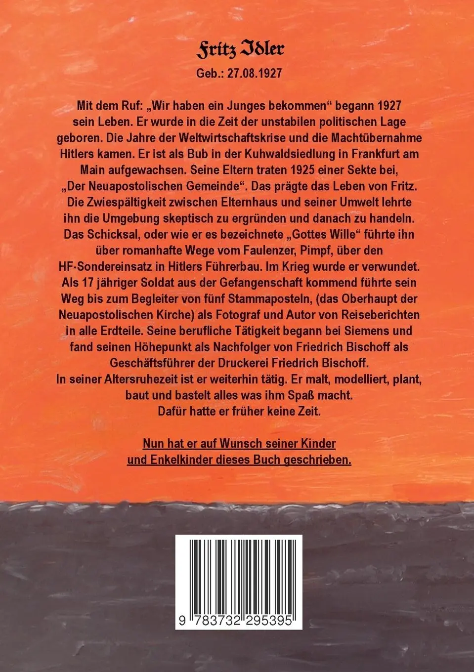 Rückseite: 9783732295395 | Mein Leben | 84 Jahre meines Lebens und kein Tag vergebens | Idler