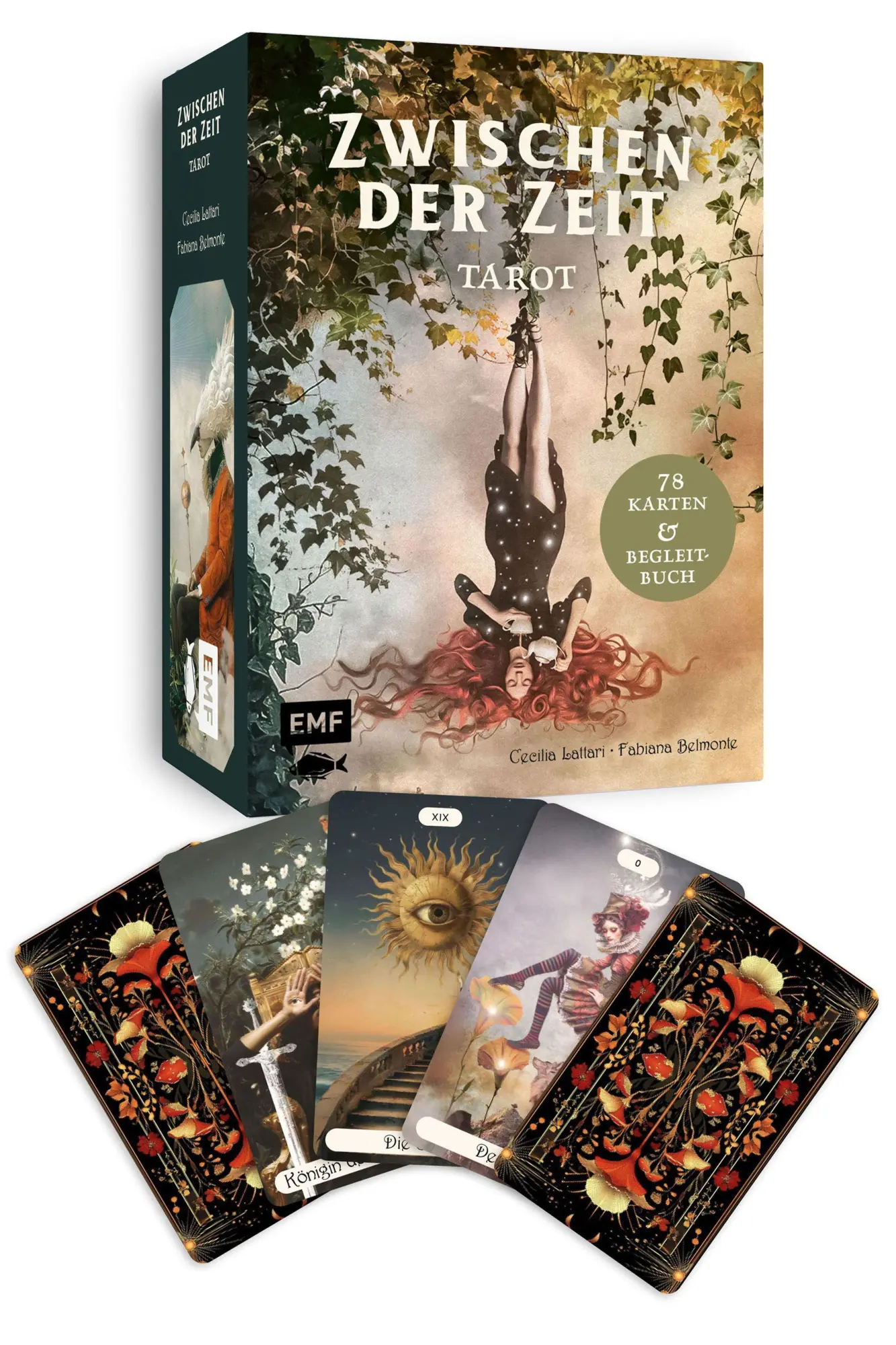 Cover: 9783745925395 | Tarot-Kartenset: Zwischen der Zeit | Cecilia Lattari | Taschenbuch