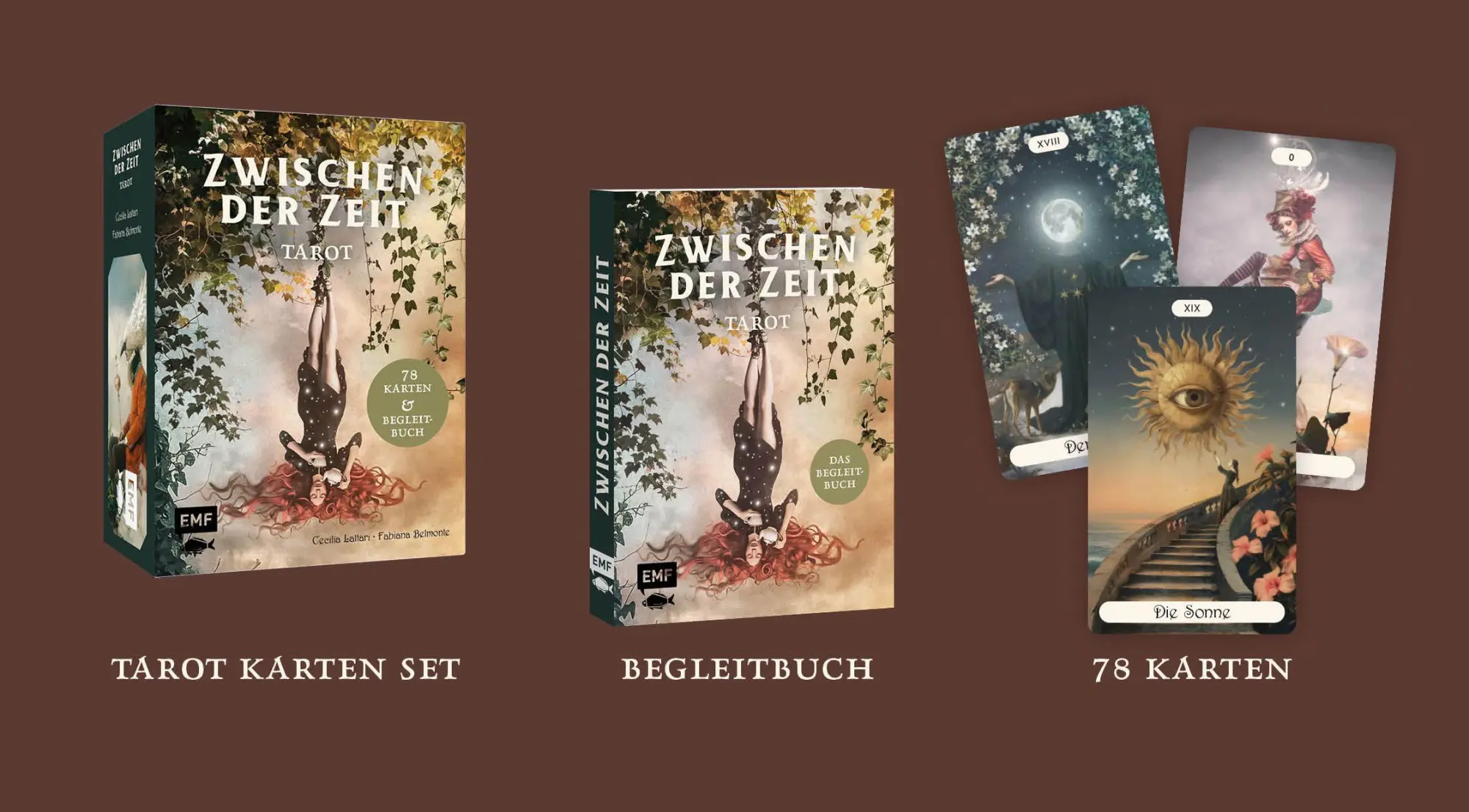 Bild: 9783745925395 | Tarot-Kartenset: Zwischen der Zeit | Cecilia Lattari | Taschenbuch