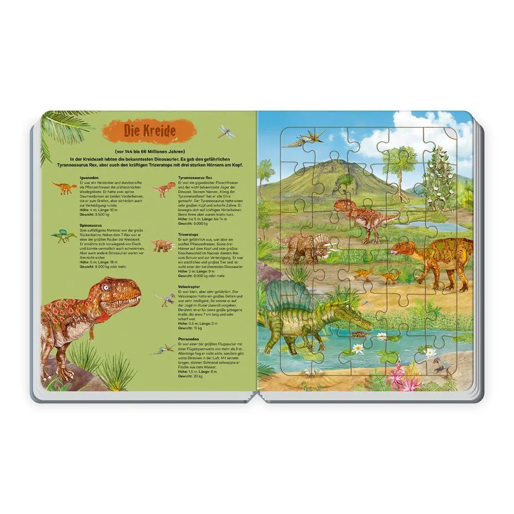 Bild: 9783988025395 | TRÖTSCH - Pappenbuch Puzzlebuch Dinosaurier Ab 3 Jahren | KG (u. a.)