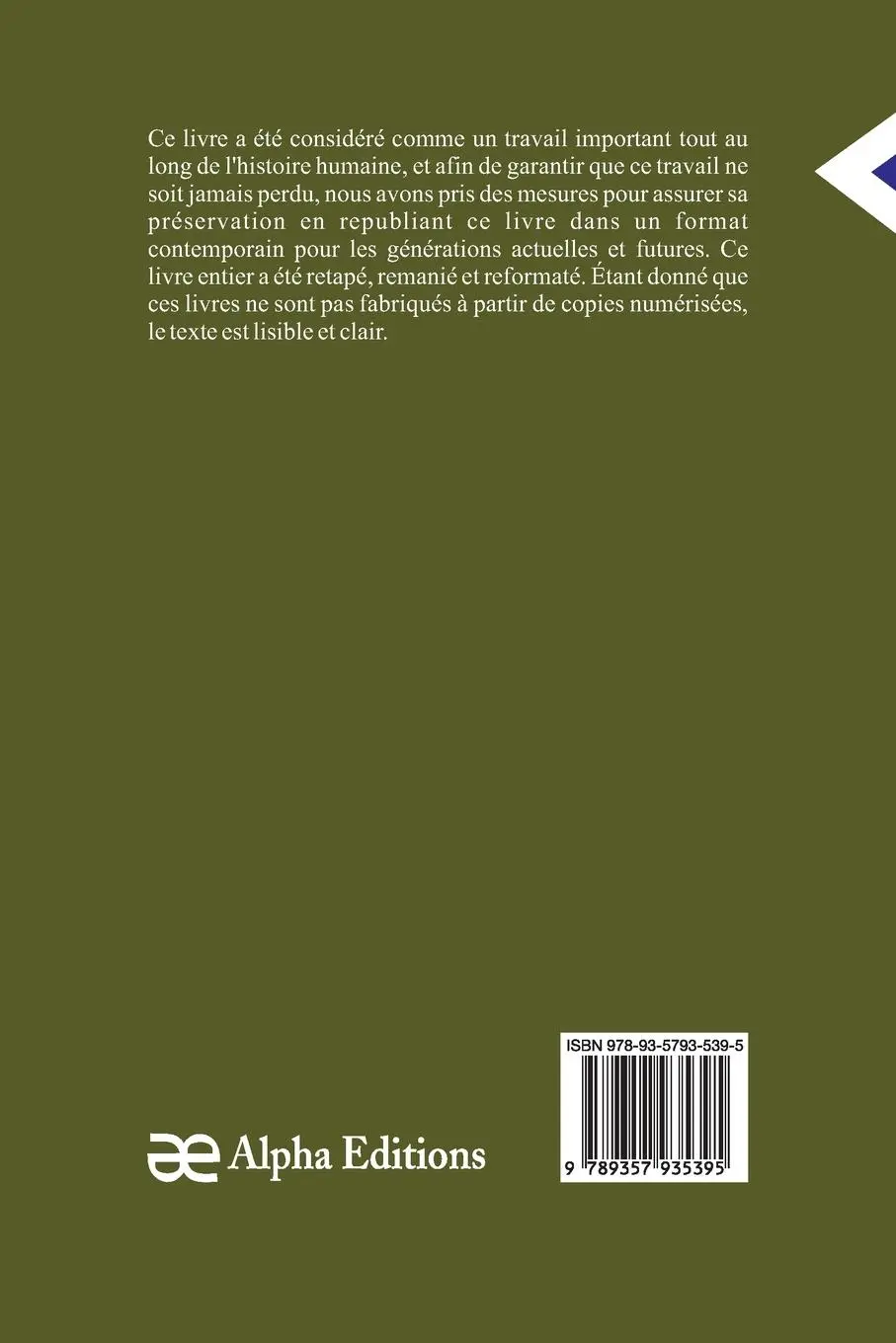 Rückseite: 9789357935395 | La Pensée de l'Humanité; Dernière oeuvre de L. Tolstoï | Tolstoy