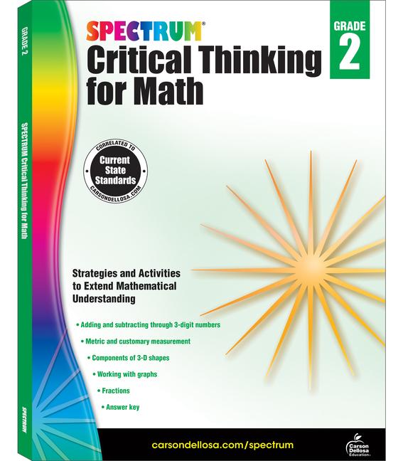 Cover: 9781483835495 | Spectrum Critical Thinking for Math, Grade 2 | Volume 44 | Spectrum