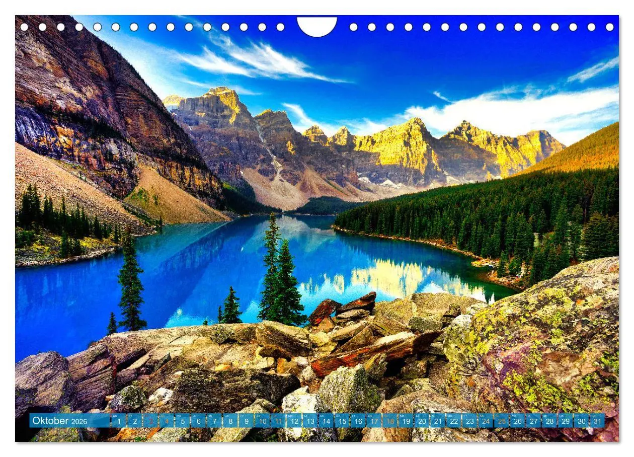 Bild: 9783457375495 | Moraine Lake, Alberta/ Kanada (Wandkalender 2026 DIN A4 quer),...