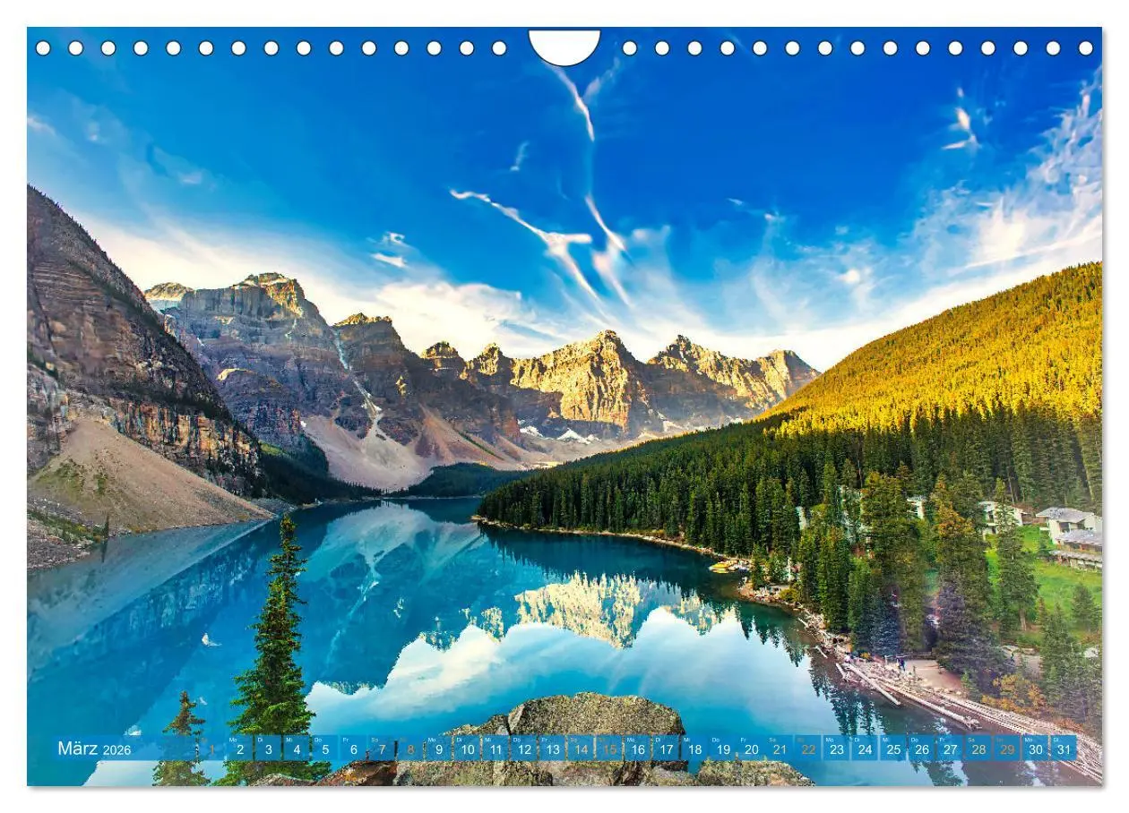 Bild: 9783457375495 | Moraine Lake, Alberta/ Kanada (Wandkalender 2026 DIN A4 quer),...