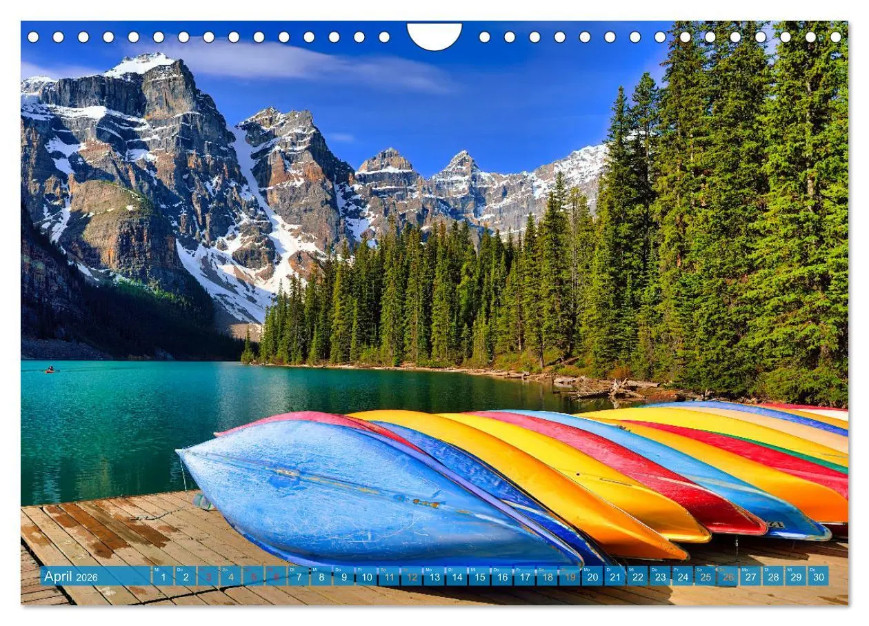 Bild: 9783457375495 | Moraine Lake, Alberta/ Kanada (Wandkalender 2026 DIN A4 quer),...