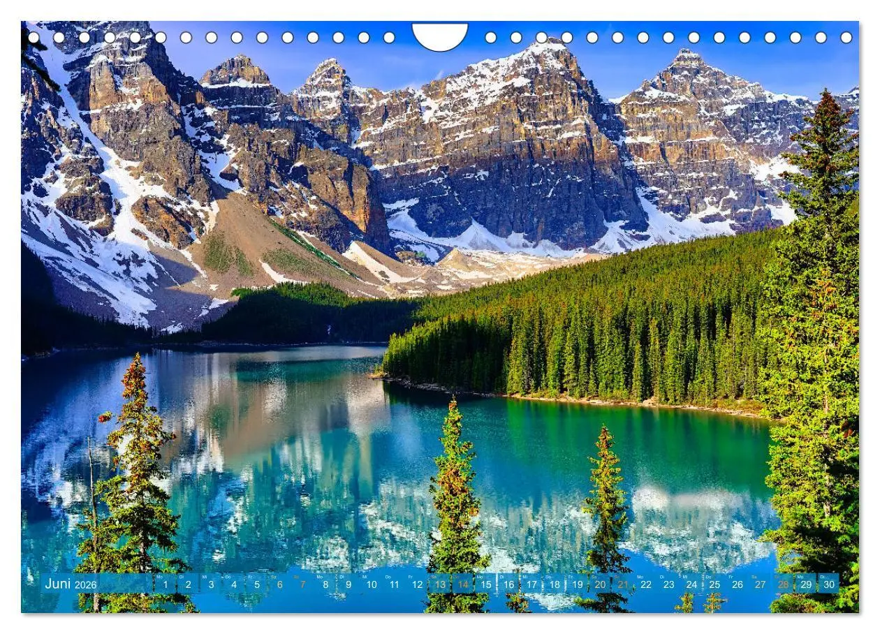 Bild: 9783457375495 | Moraine Lake, Alberta/ Kanada (Wandkalender 2026 DIN A4 quer),...